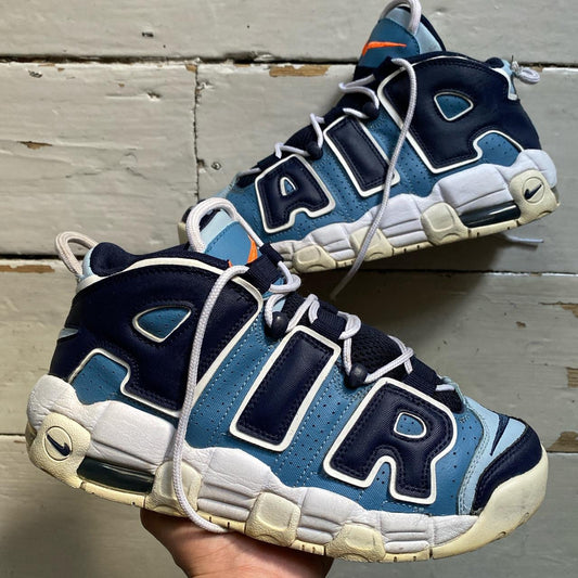Nike Air More Uptempo Navy Baby Blue (UK 6)