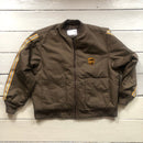 UPS Quilter Brown Bomber Jacket (Large)