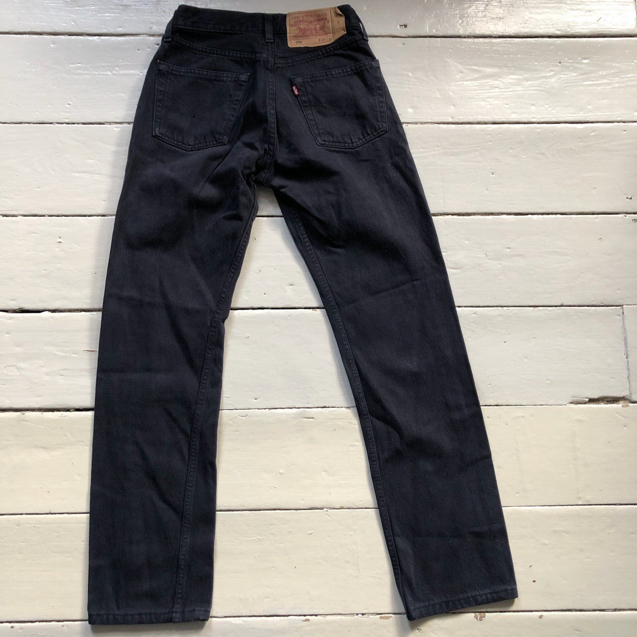Levis 501 Black Slim Fit Jeans (28/29)