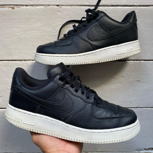 Nike Air Force 1 Black and White (UK 8)