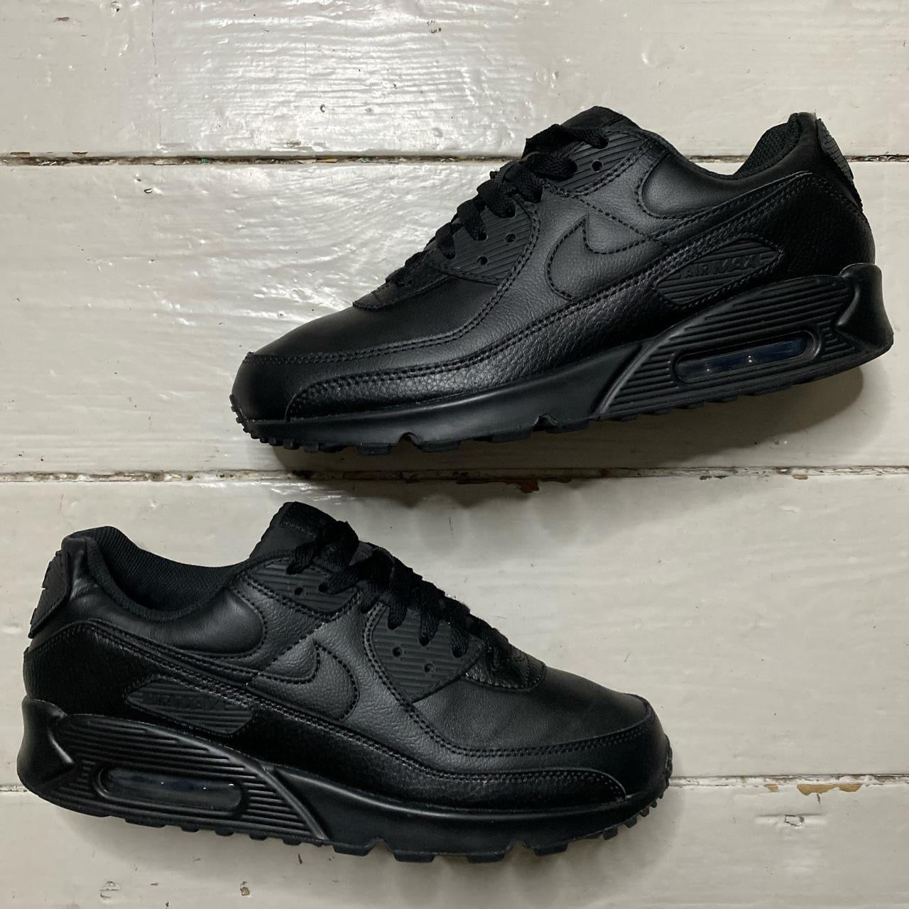 Nike Air Max 90 Leather Black (UK 9)