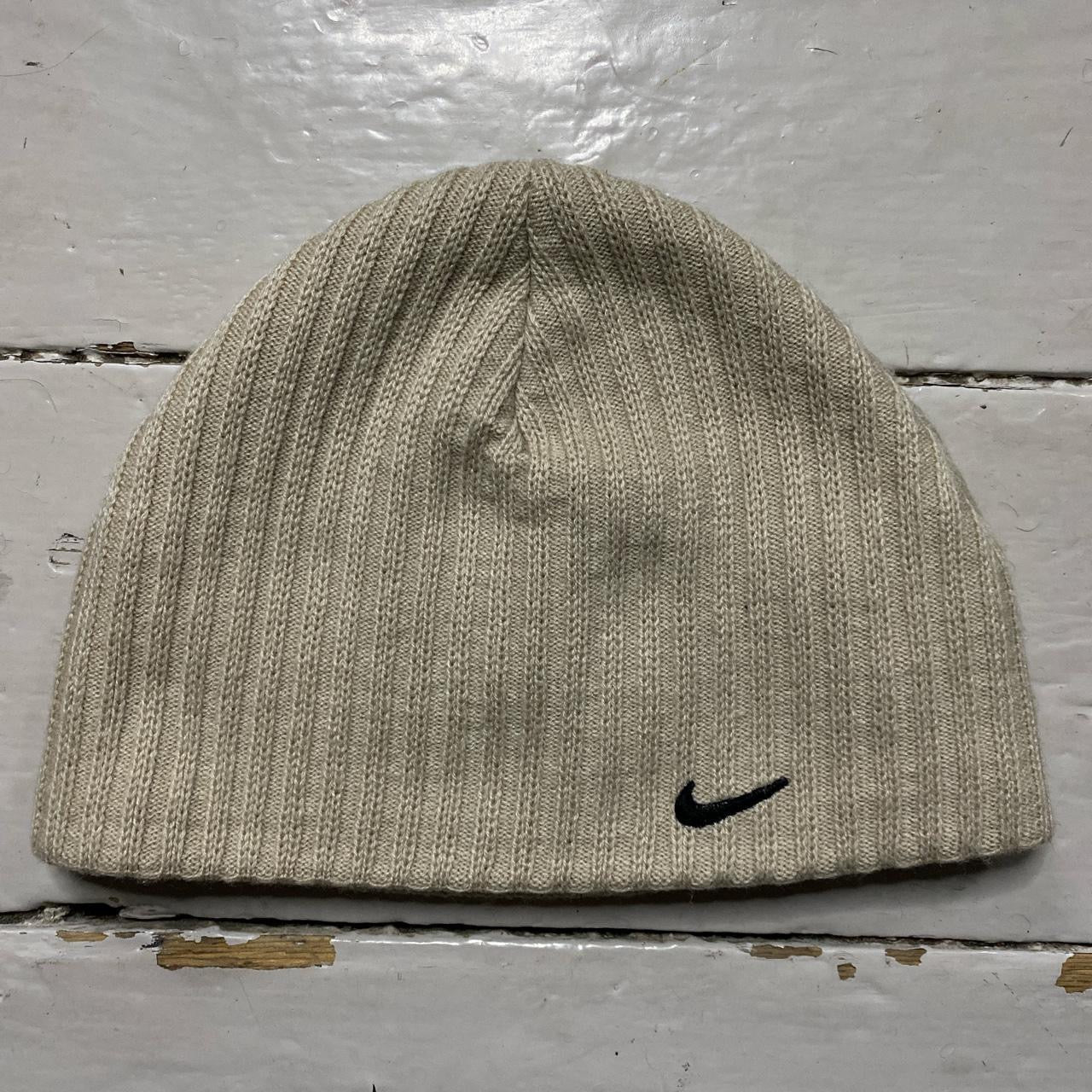 Nike Vintage Beige Beanie Hat