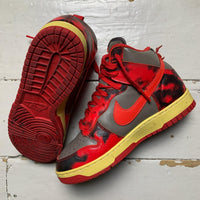 Nike Dunk High 1985 Red Acid Wash (UK 6)