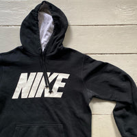Nike Club Black Hoodie (Small)