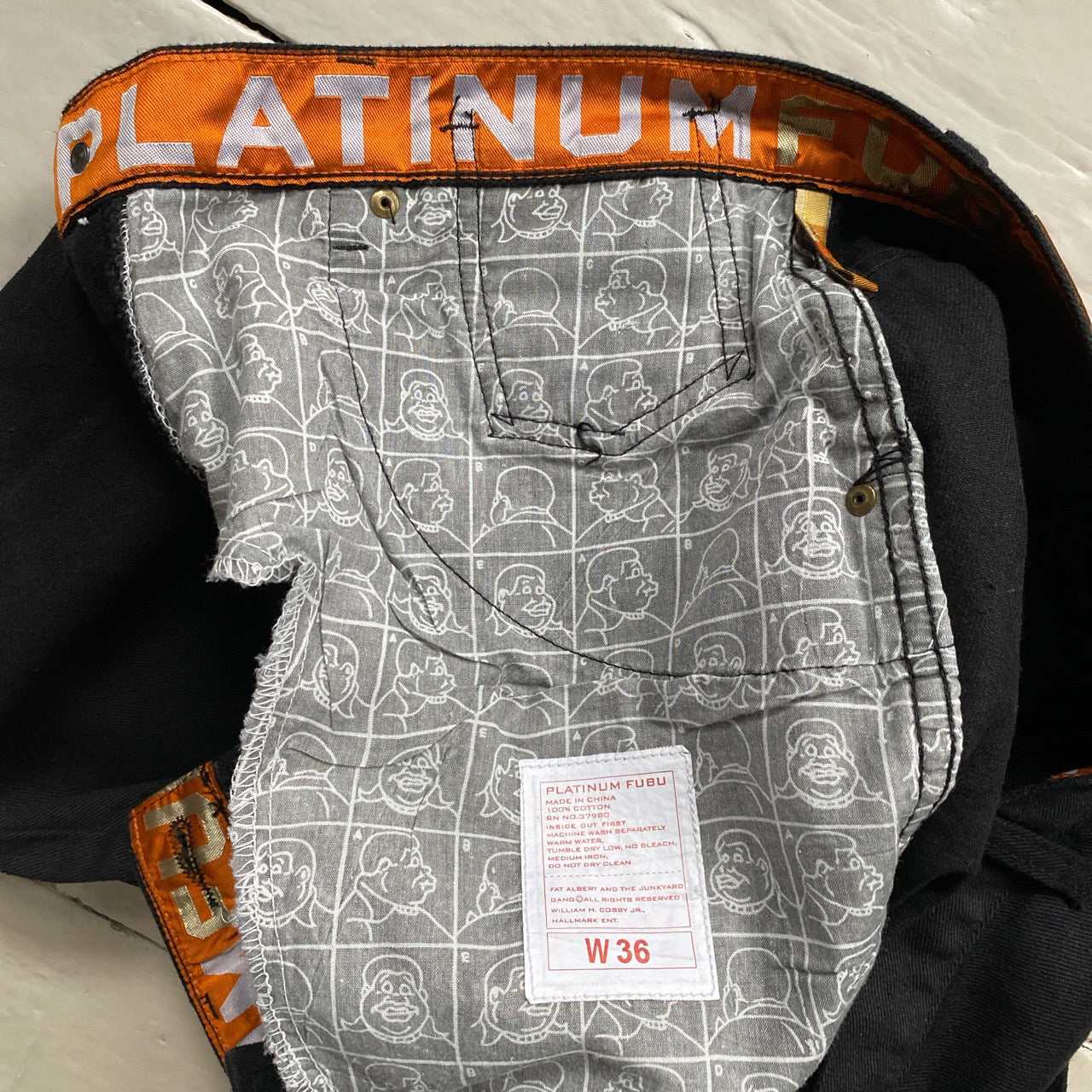 Platinum Fubu Vintage Jean Shorts (36W)