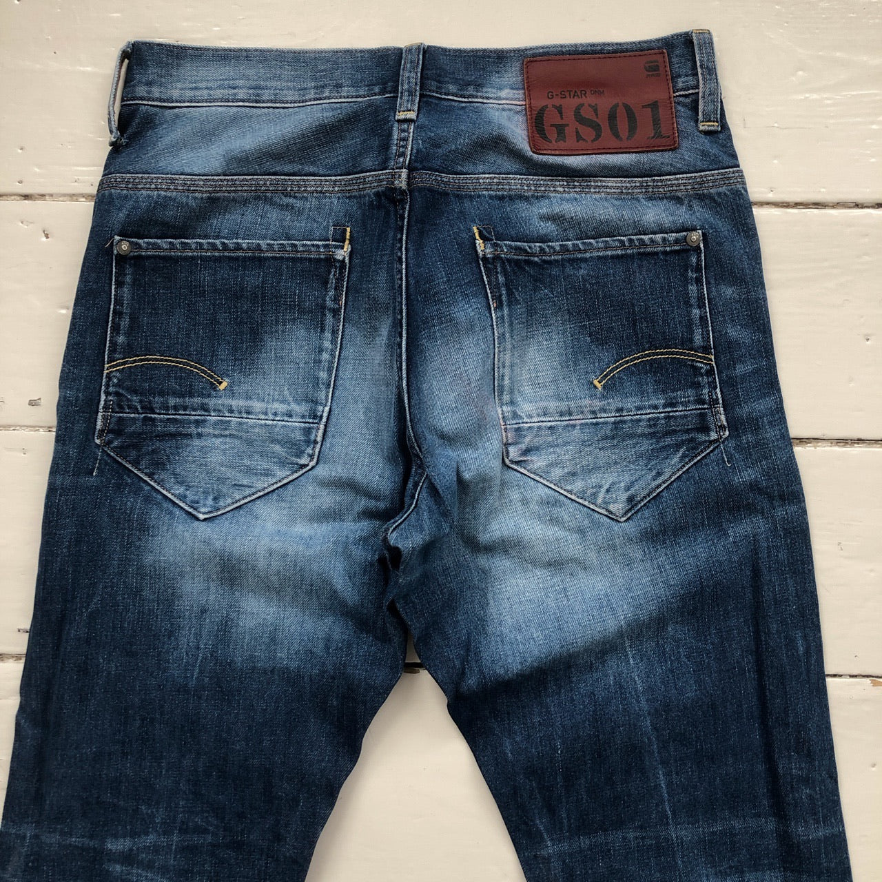 G Star GS 01 Faded Slim Jeans (34/31)