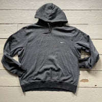 Nike Swoosh Grey Hoodie (Large)