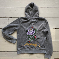 Ed Hardy Velour Hoodie (Size UK 12)