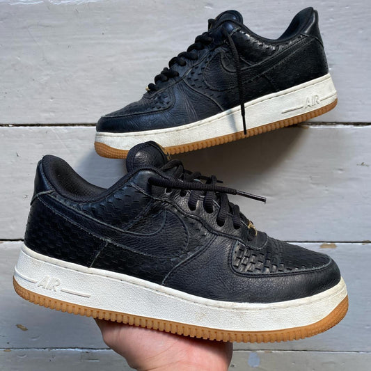 Nike Air Force 1 Black White Gum (UK 7)