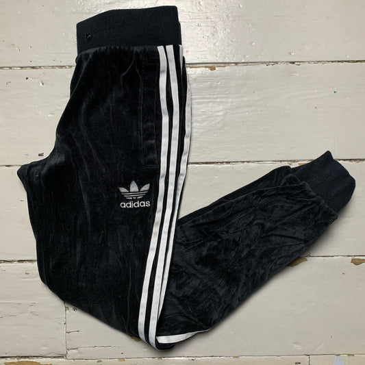 Adidas Velour Black Bottoms (UK 4)