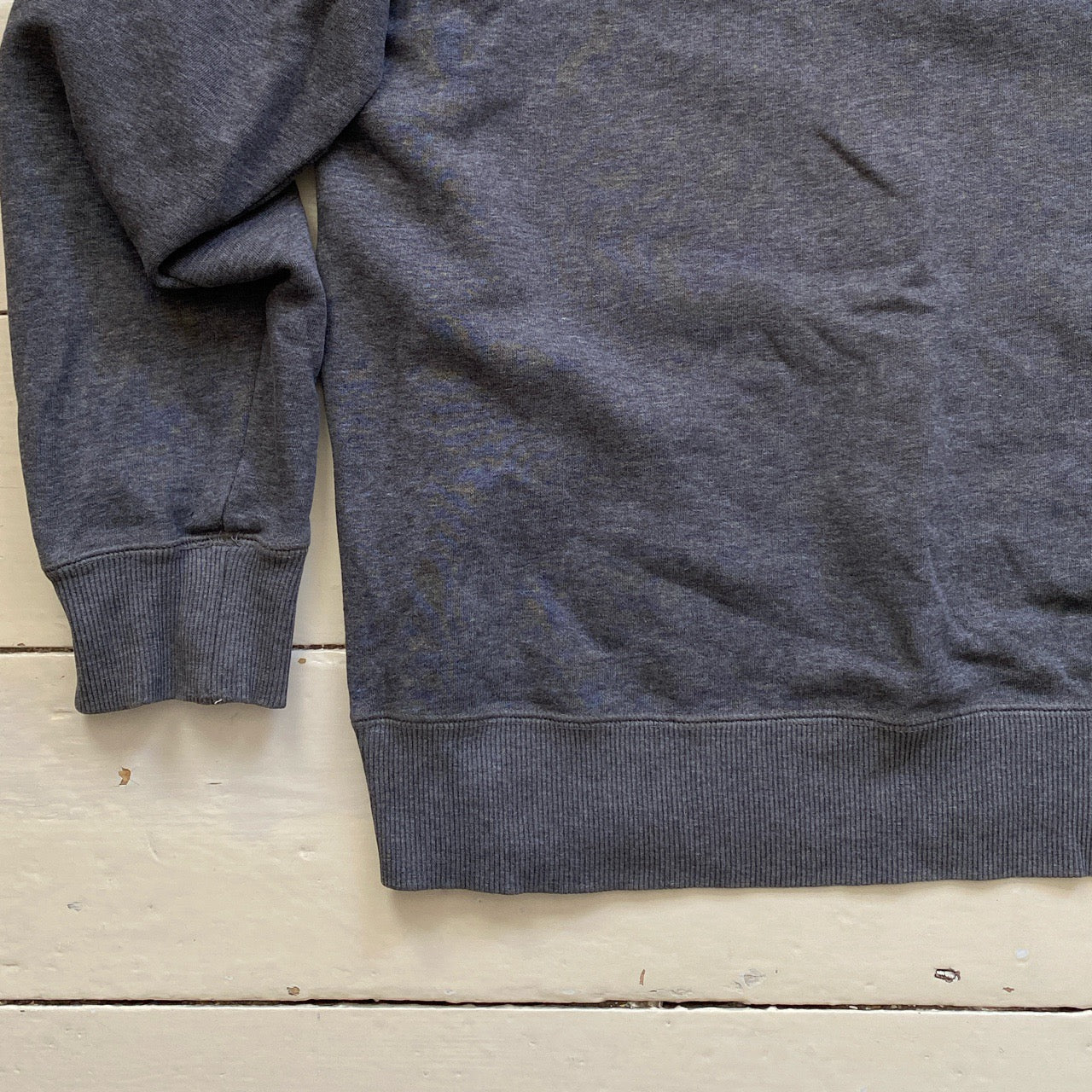 Nike Swoosh Grey Sweatshirt (Large)