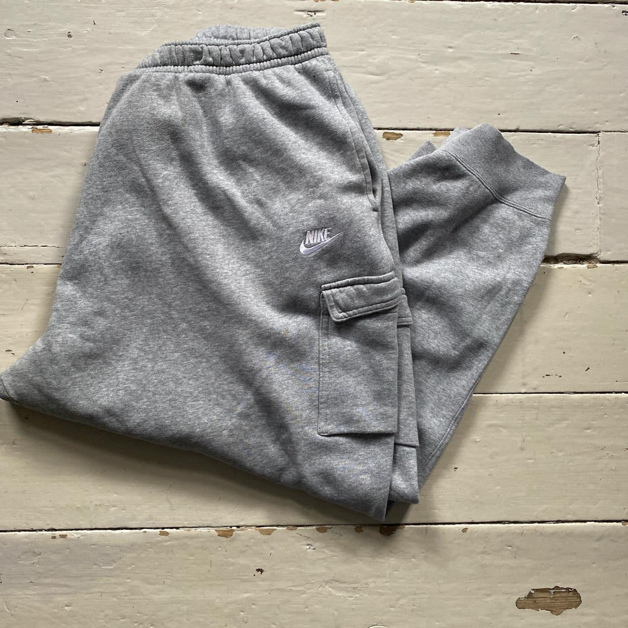 Nike Swoosh Grey cargo Joggers (4XL)