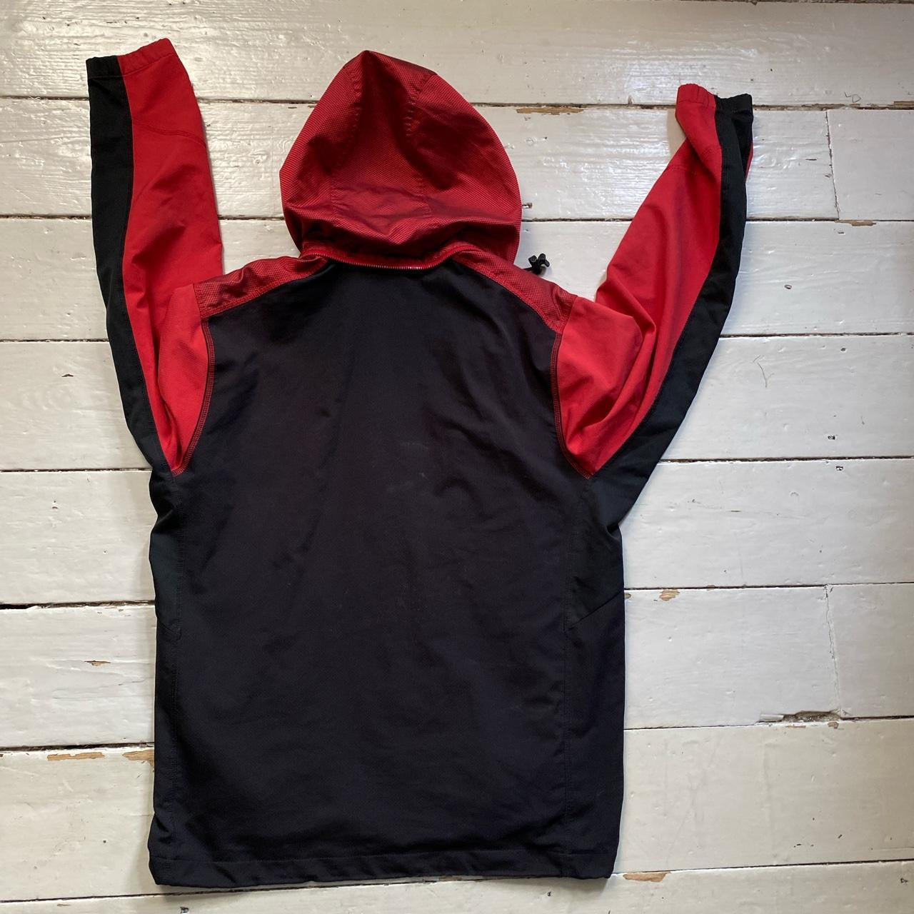 Nike Dri Fit Red and Black Jacket (Large)