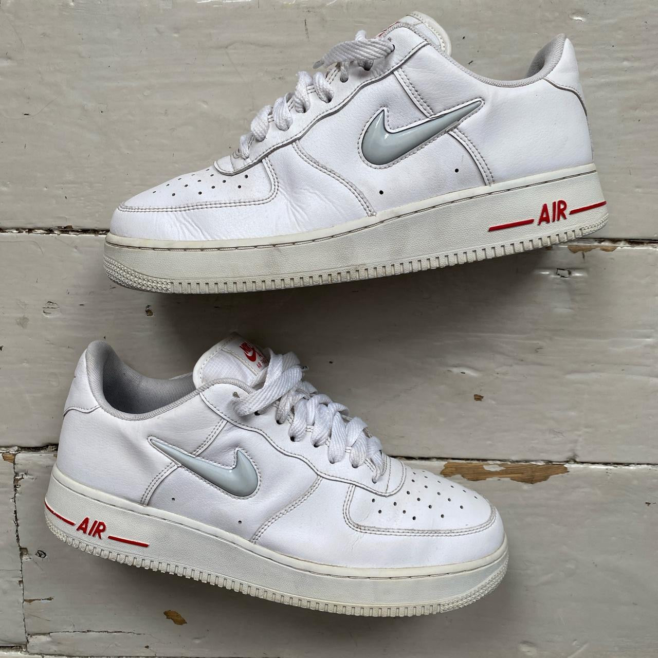 Nike Air Force 1 White Jewel (UK 9)