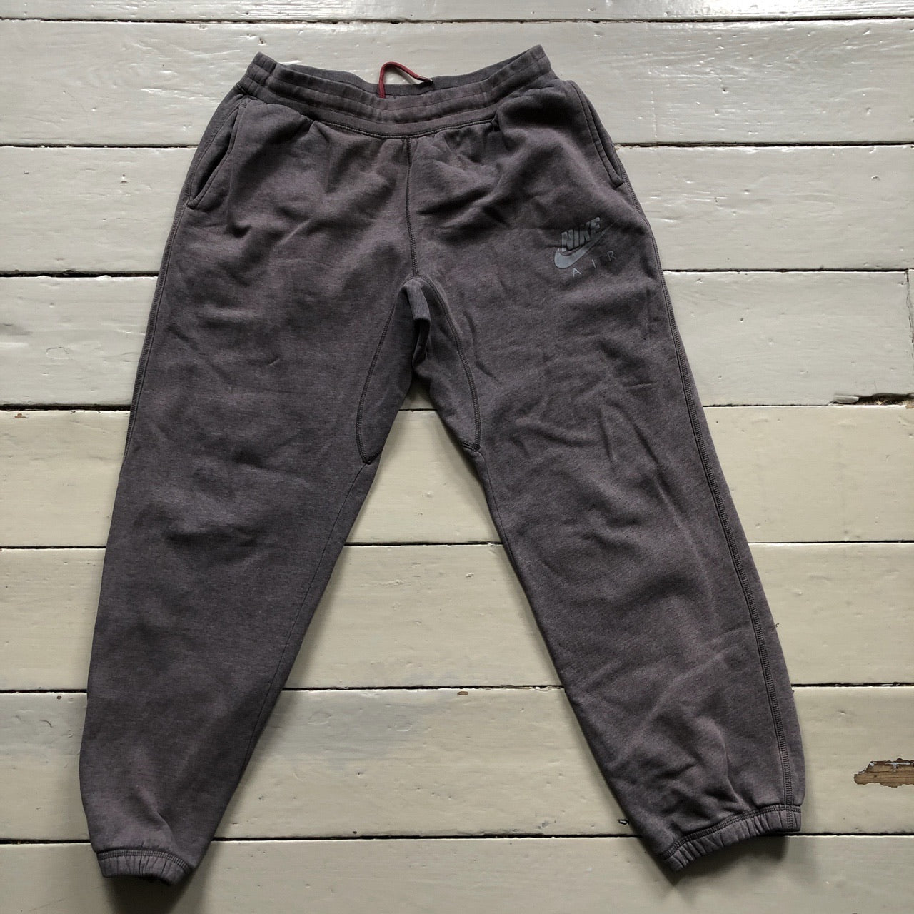 Nike Air Swoosh Grey Joggers (Large)