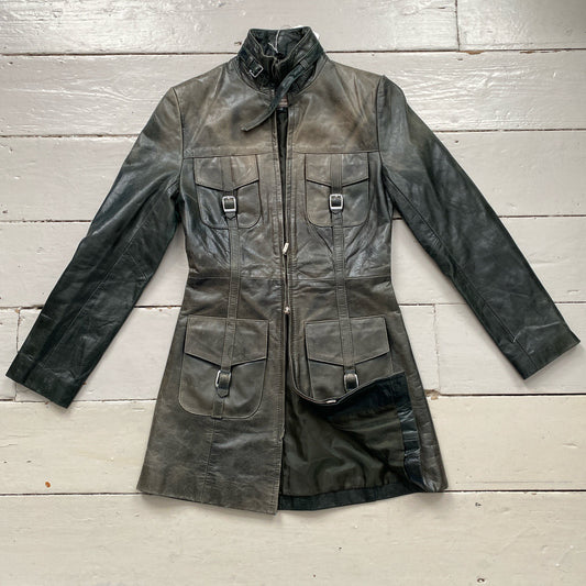 Vintage Womens Leather Jacket (UK 10)