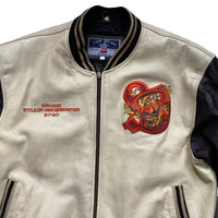 Dragon Top Gear Leather Vintage Jacket (XL)