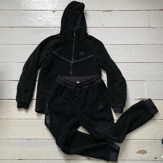 Nike Tech Fleece Sherpa Full Tracksuit (Medium)