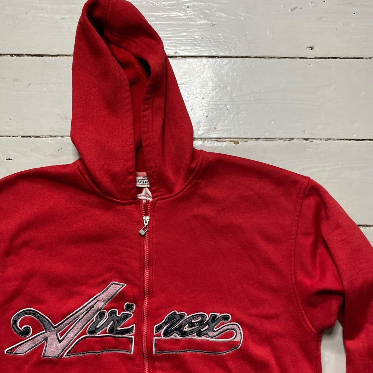 Avirex Red Vintage Hoodie (XXL)