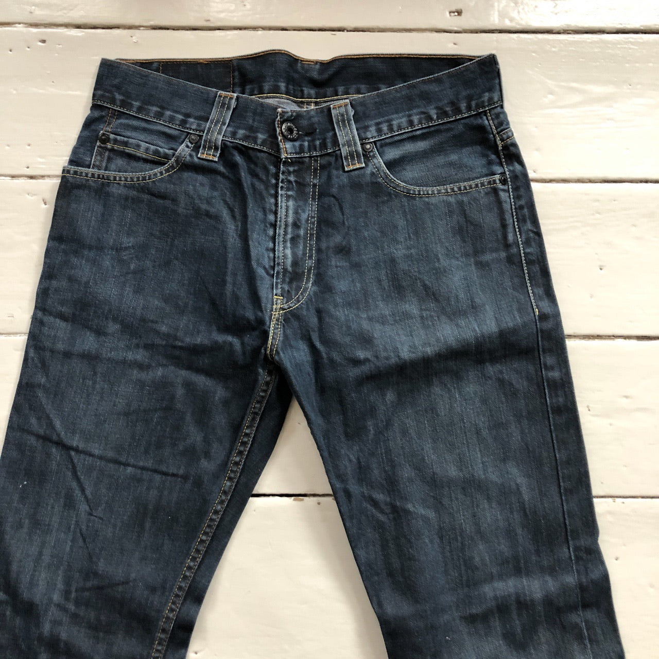 Levis 506 Navy Jeans (32/32)