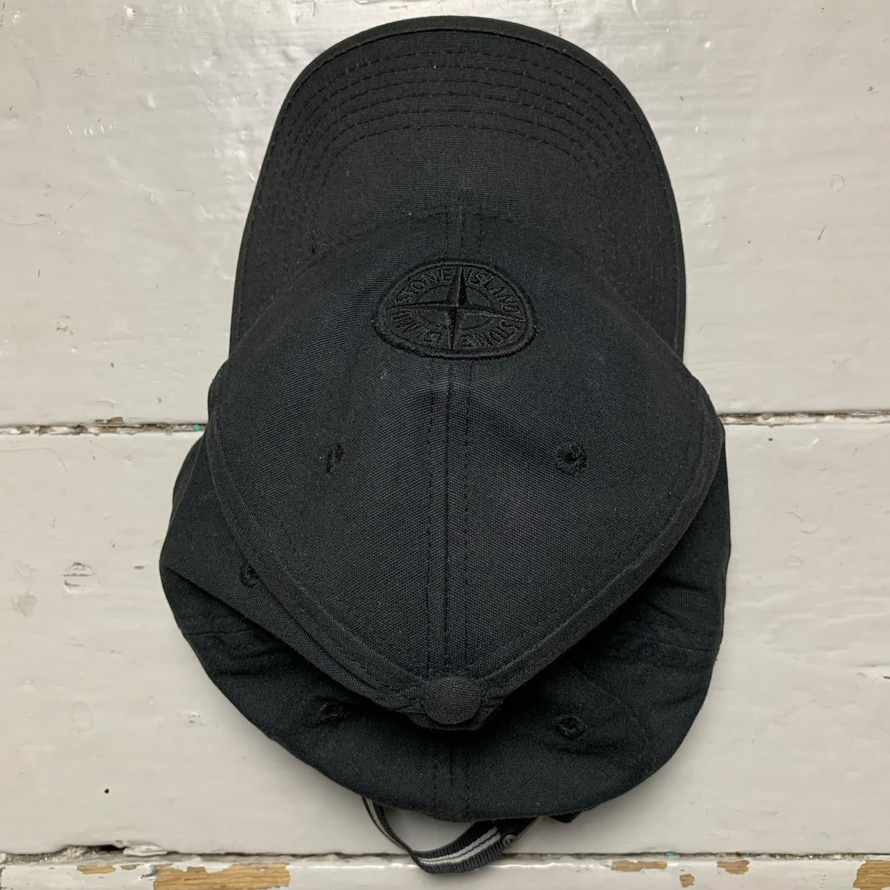 Stone Island Junior Black Cap