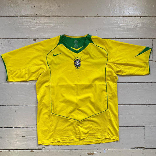 Nike Total 90 Brazil Vintage Football Jersey (XL)