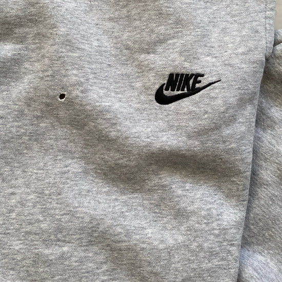 Nike Swoosh Spellout Grey Joggers (Large)