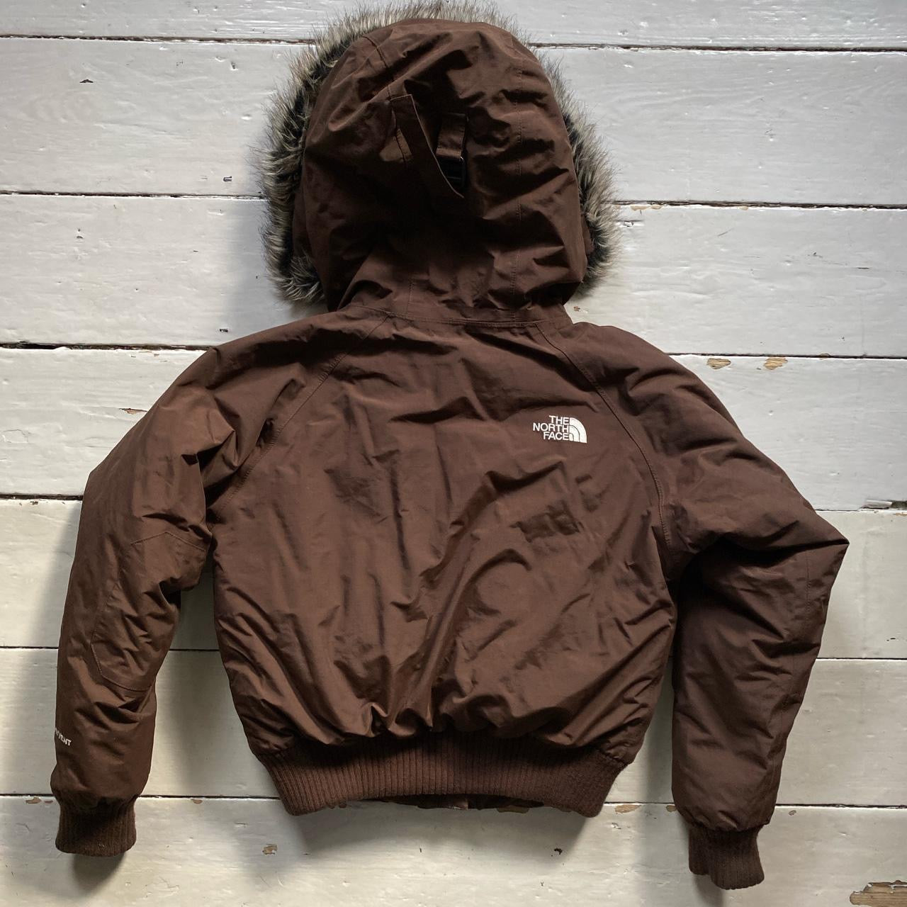 The North Face Brown Crop Puffer (XS Womens)
