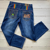 Raw Blue Rasta Jamaica Vintage Jeans (36/32)