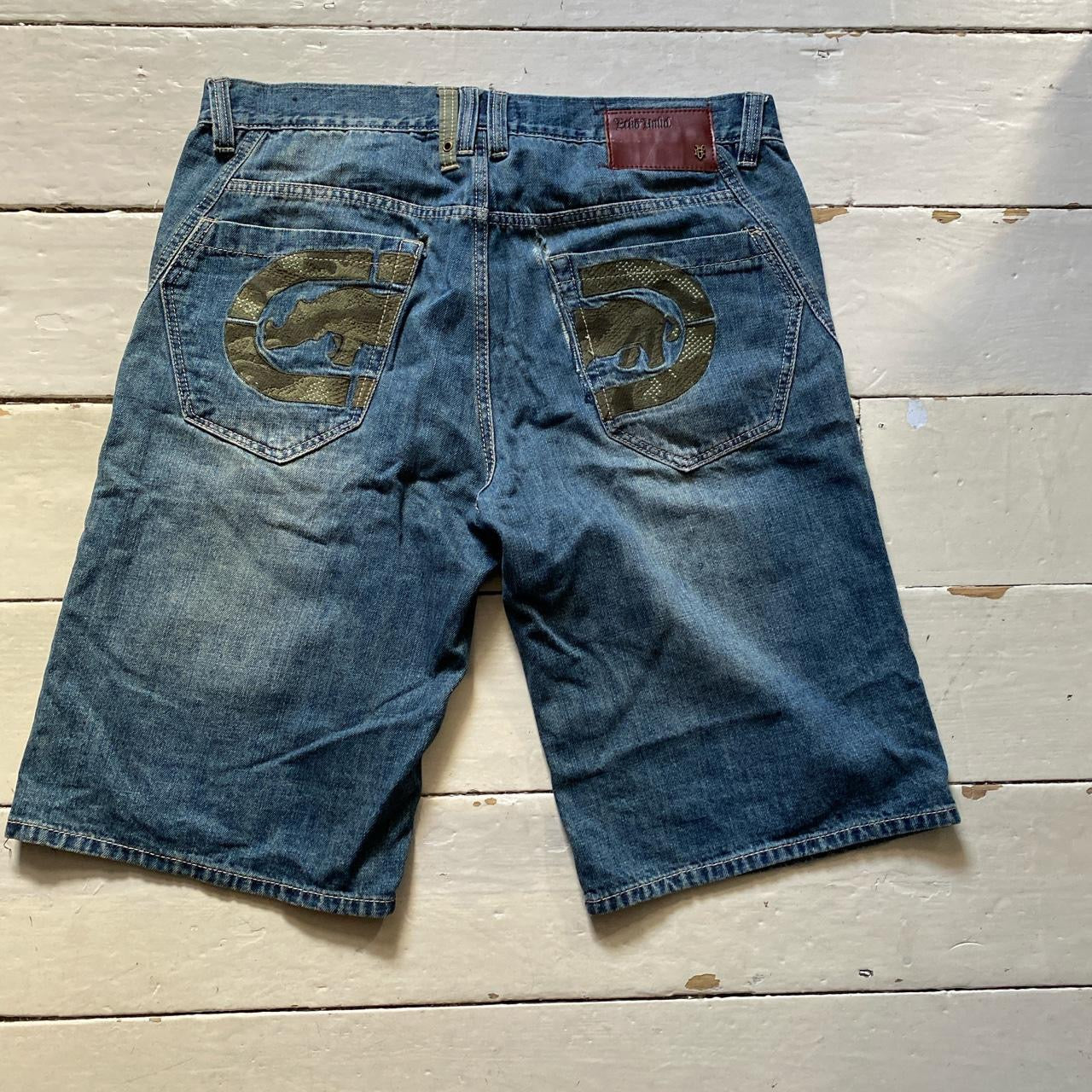 Ecko Vintage Navy Jorts Shorts  (34W)