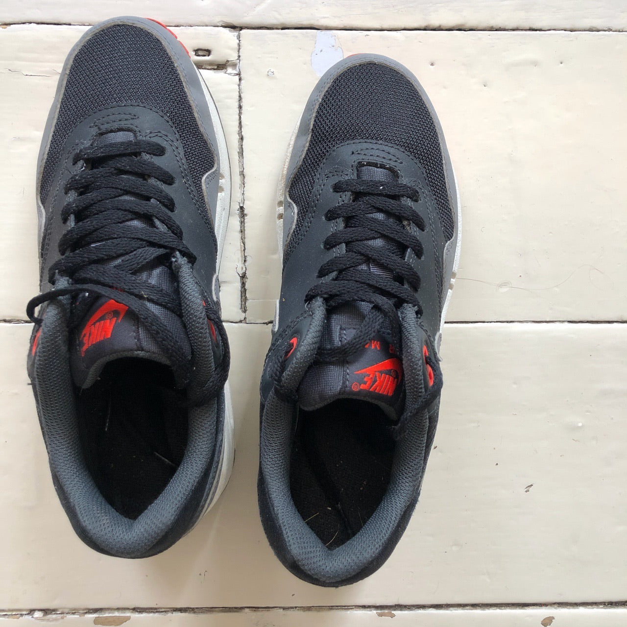 Nike Air Max 1 Grey Orange (UK 4.5)
