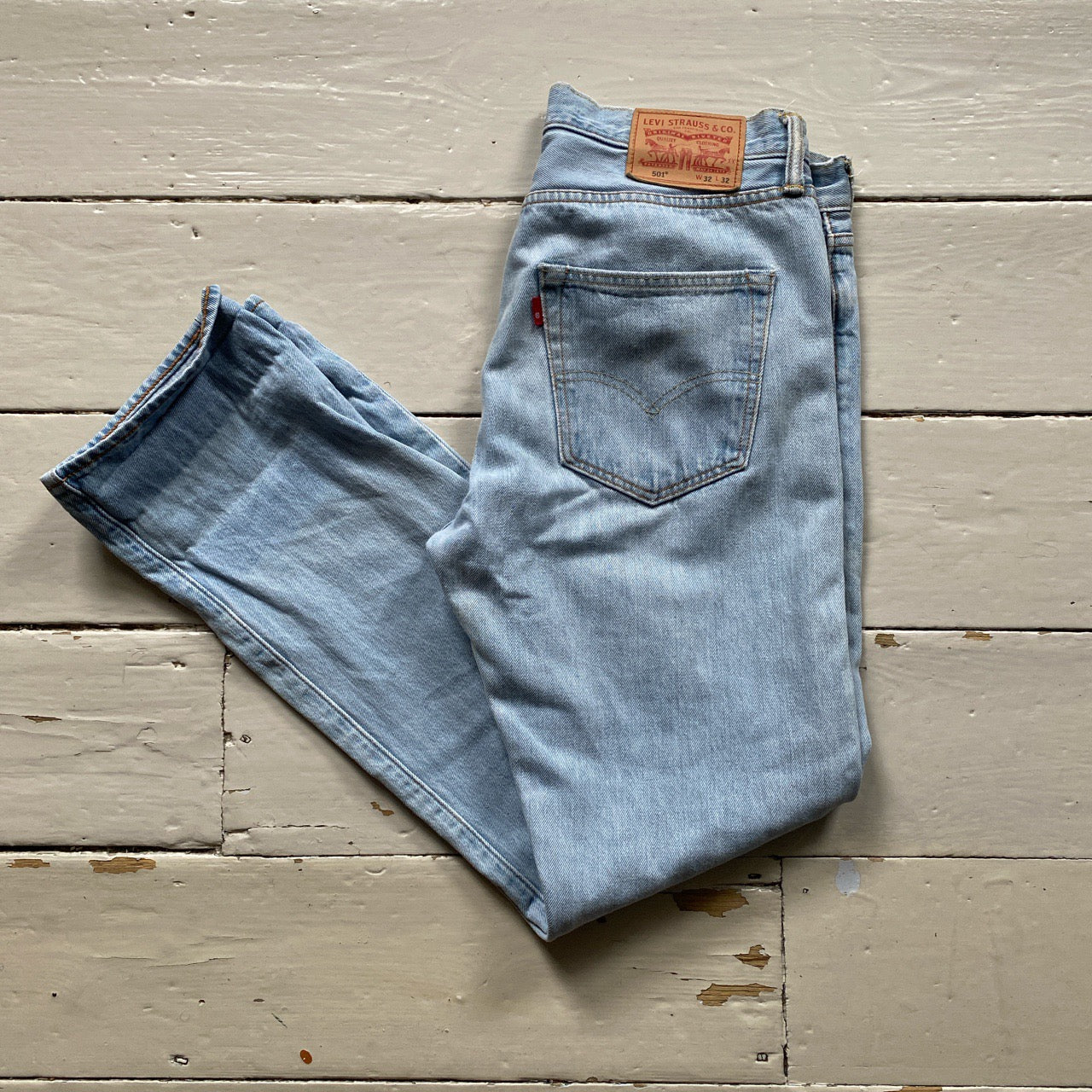 Levis 501 Stonewash Jeans (32/32)