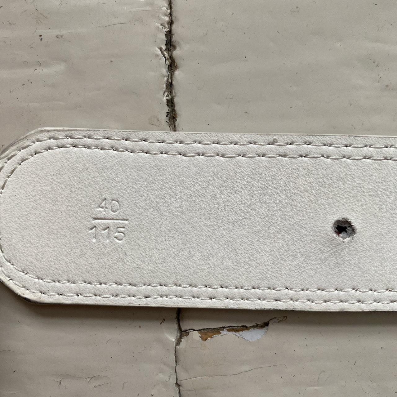 Gucci GG Belt White