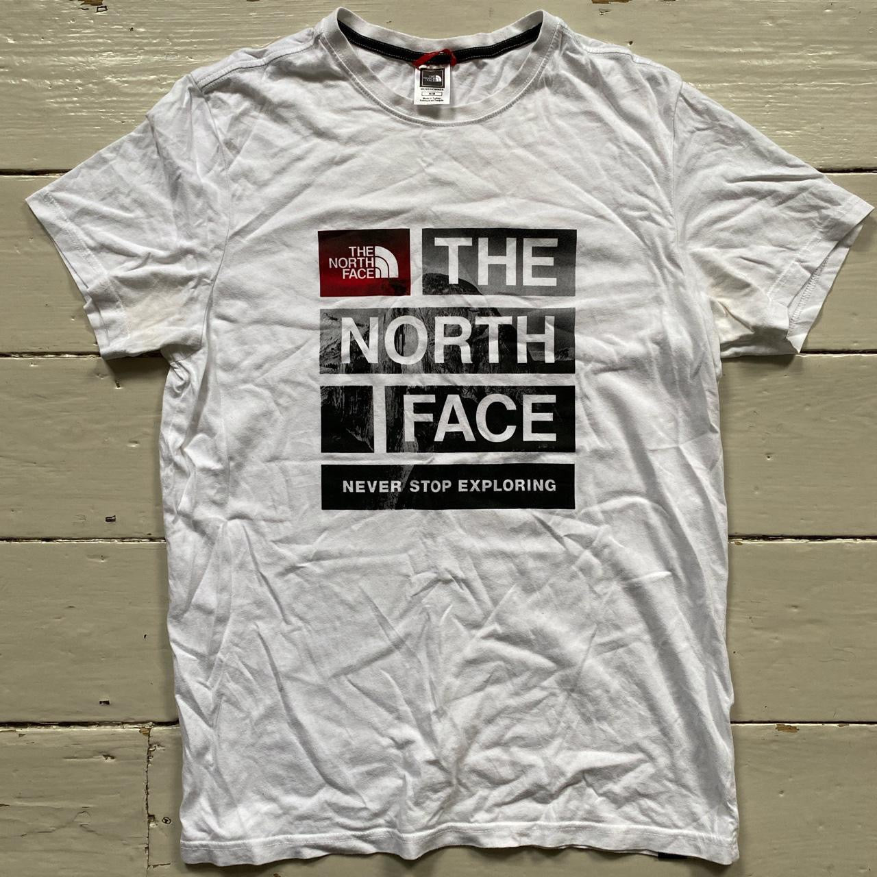 The North Face White T Shirt (Medium)