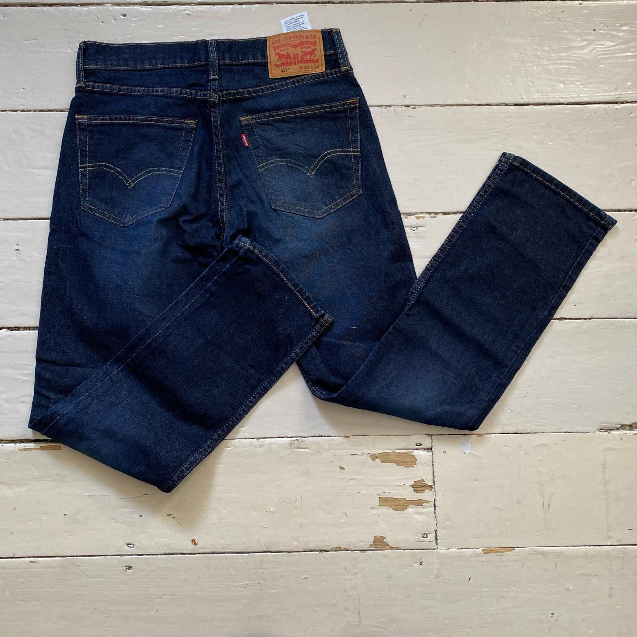 Levis 511 Dark Navy Jeans (30/29)