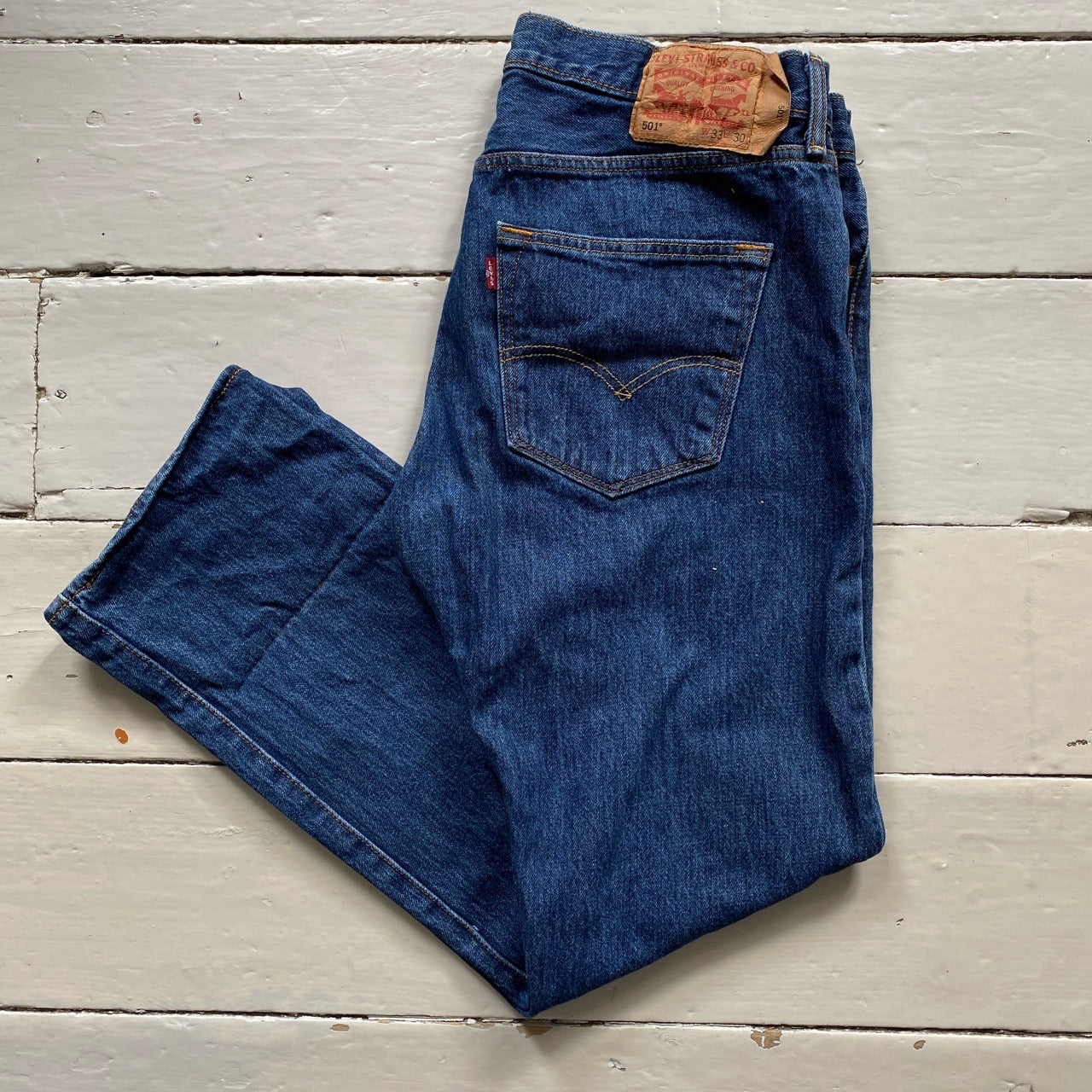 Levis 501 Blue Jeans (34/30)