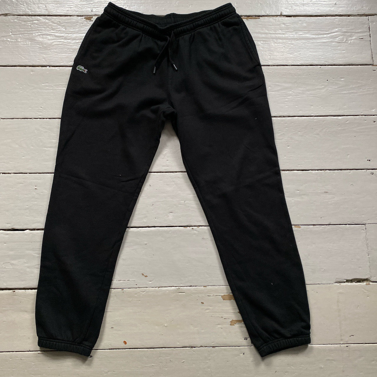 Lacoste Black Full Tracksuit (XL both)