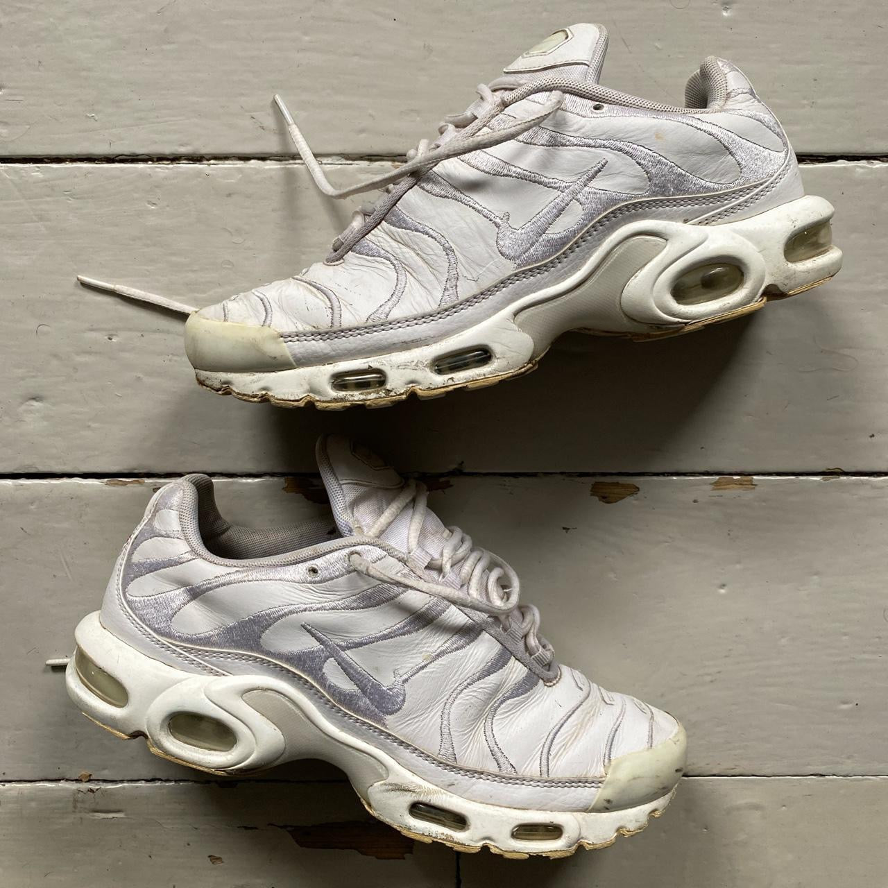 Nike TN Air Max Plus Leather White (UK 8)