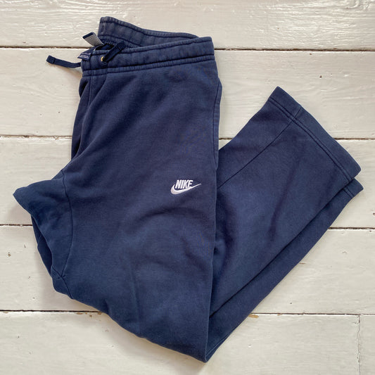 Nike Swoosh Navy Joggers (Small)