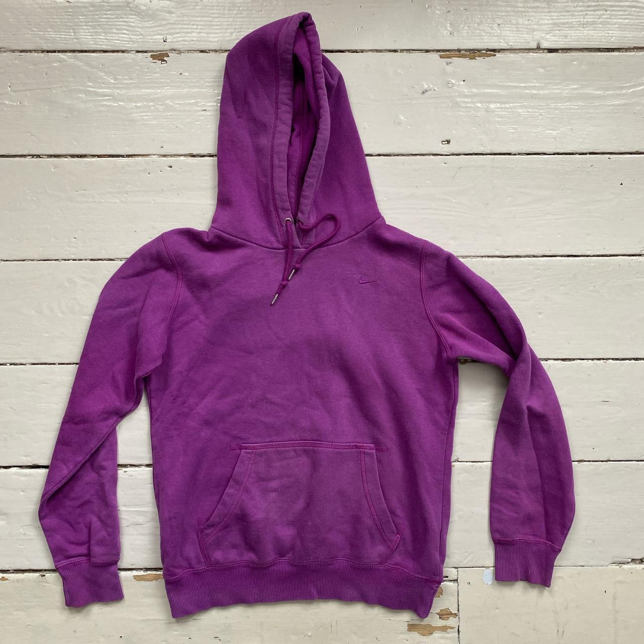 Nike Purple Swoosh Hoodie (Medium)