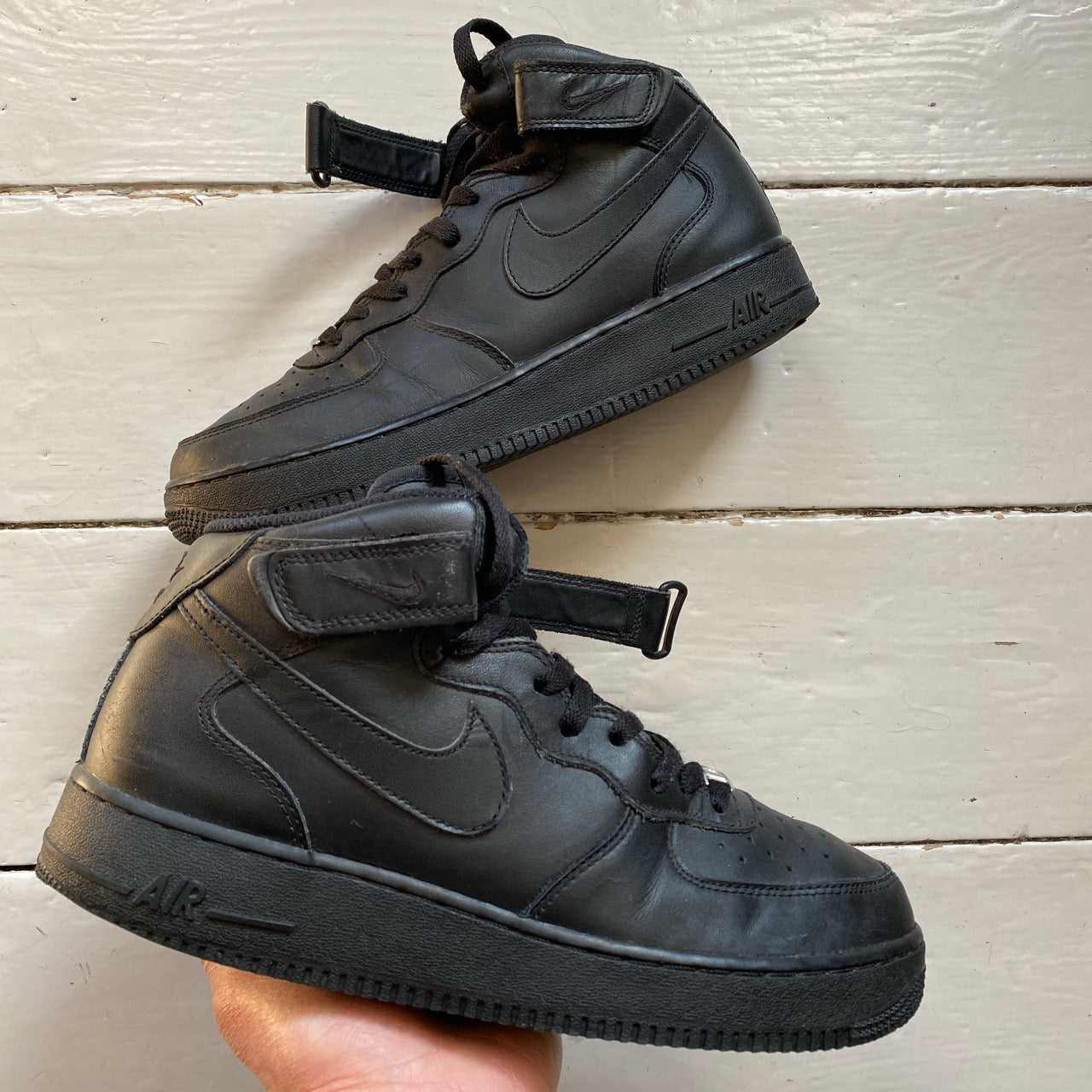 Nike Air Force 1 Mid Black (UK 8.5)