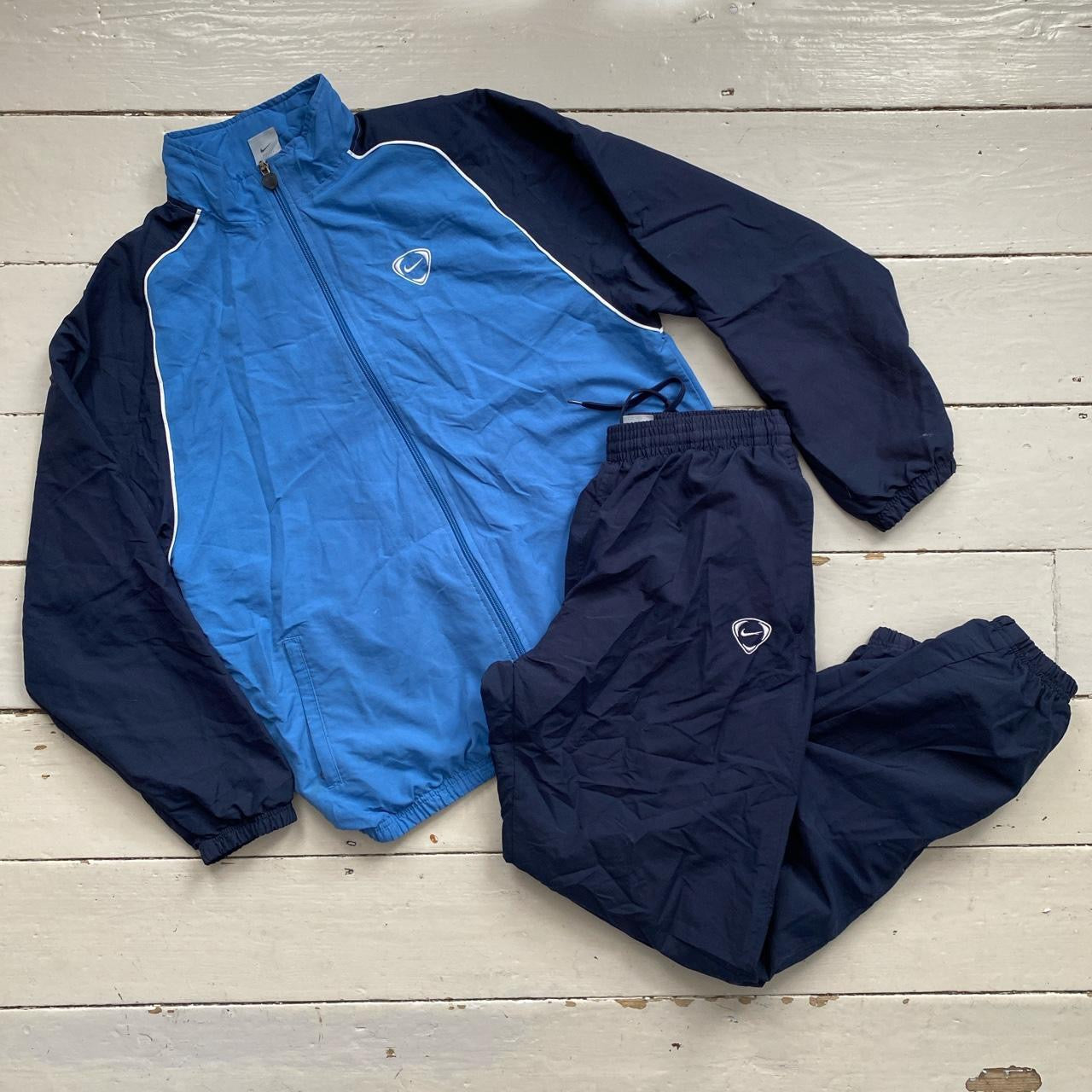 Nike Vintage Blue Tracksuit (Large)