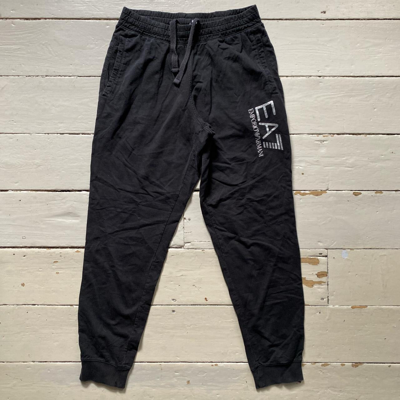 EA7 Emporio Armani Black Joggers (XL)