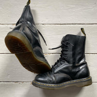 Dr Martens Leather Black Hi Boots (UK 8)