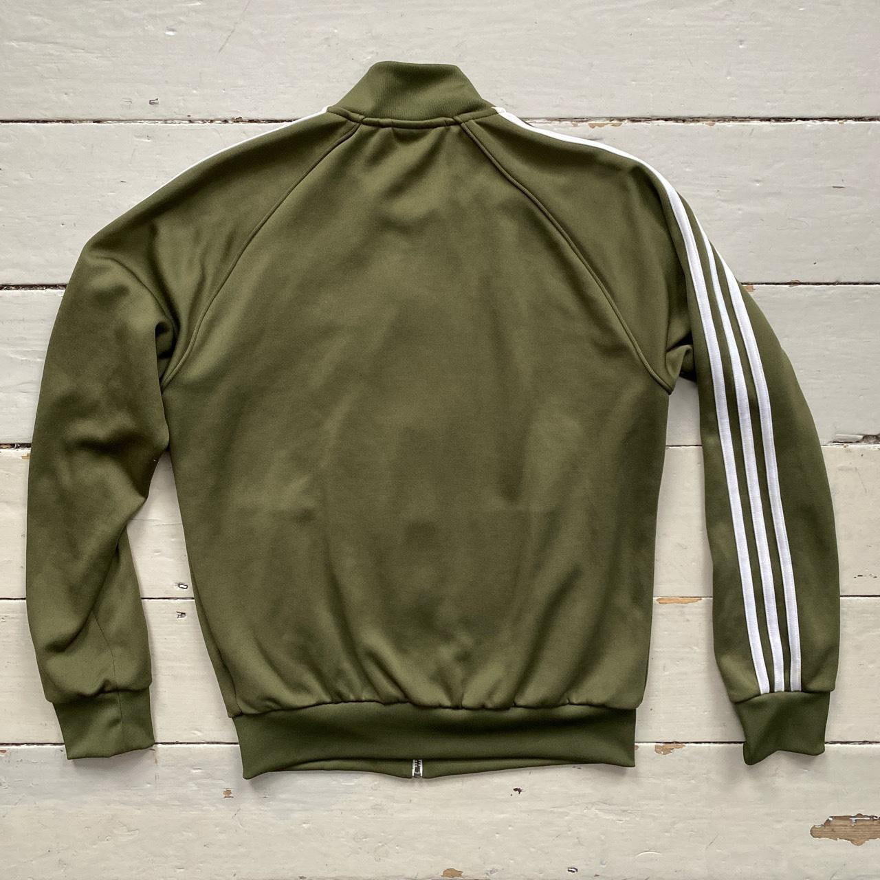 Adidas SST Olive Track Jacket (Medium)