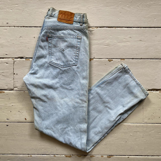 Levis 501 Light Blue Jeans (36/32)