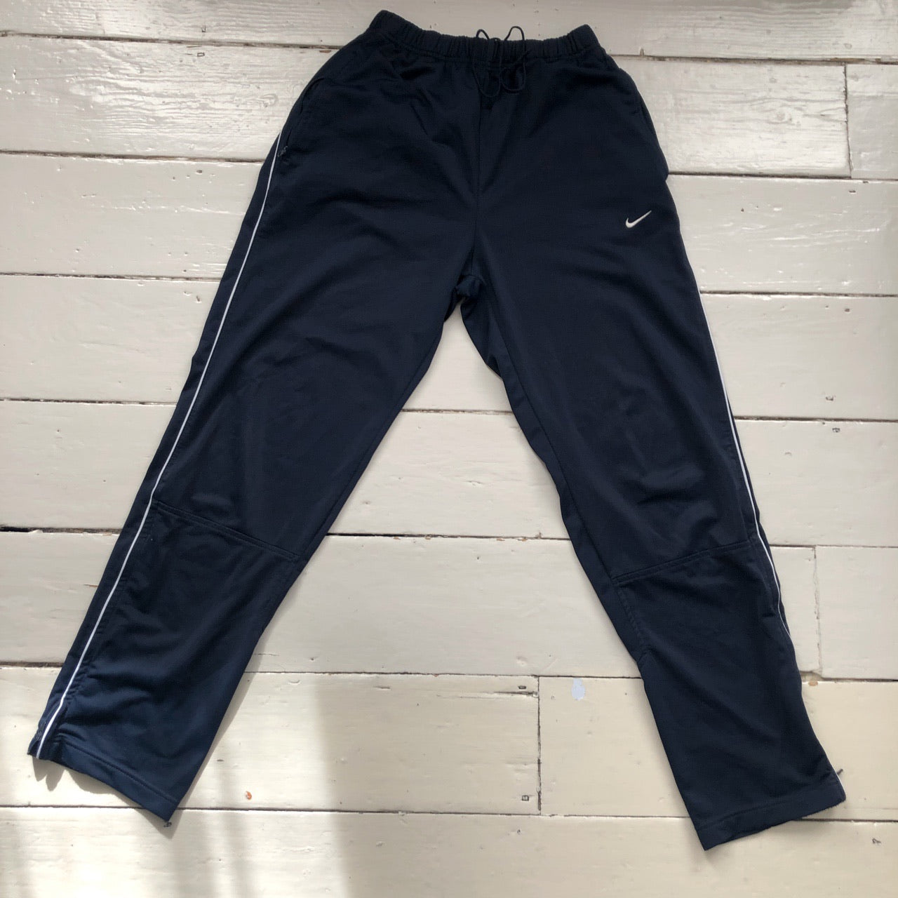 Nike Track Bottoms Navy (Small)