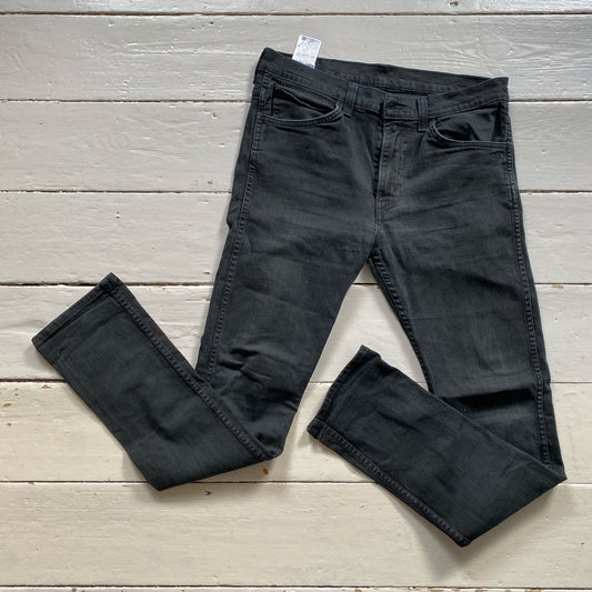 Levis 510 Slim Black Jeans (34/34)