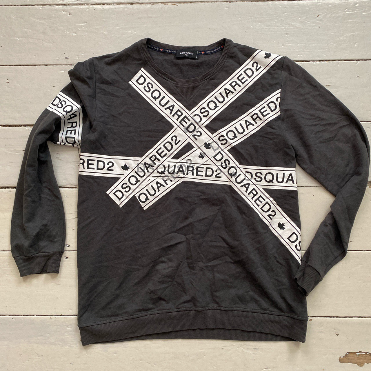 Dsquared2 Taped Logo Sweatshirt (XXL)
