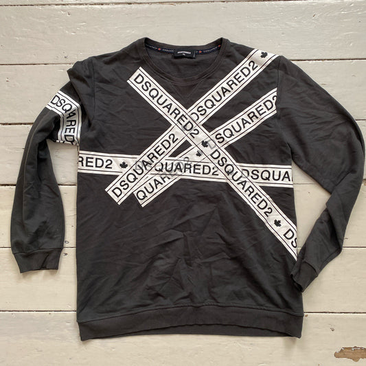 Dsquared2 Taped Logo Sweatshirt (XXL)